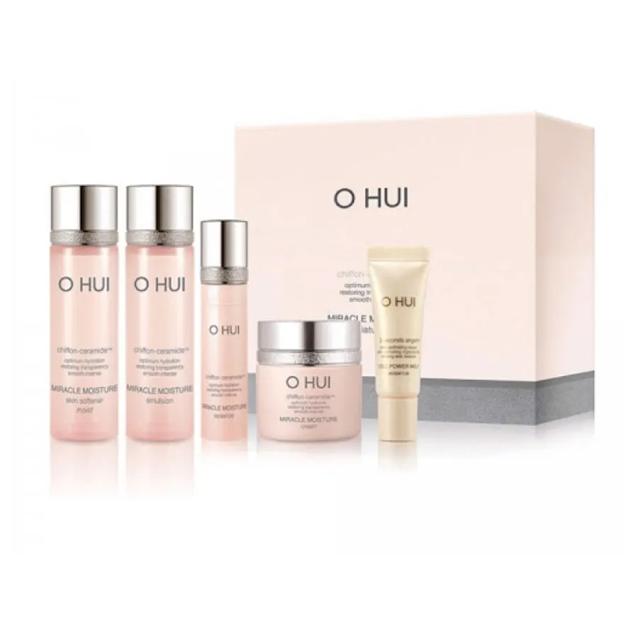 Mỹ phẩm Ohui - Set Mini Dưỡng Ẩm Ohui Miracle Moisture 5pcs (54ml) - Dưỡng Ẩm Căng Mượt - Vua Hàng Hiệu