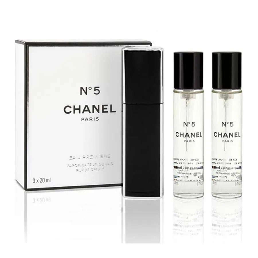 Chanel Nữ tính, dịu dàng, trang nhã - Set Nước Hoa Nữ Chanel No5 Eau Premiere EDP 3x20ml - Vua Hàng Hiệu