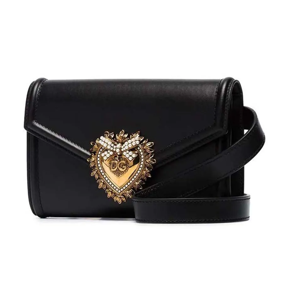 Mua Túi Đeo Hông Dolce & Gabbana Devotion Belt Bag Màu Đen - Dolce & Gabbana  - Mua tại Vua Hàng Hiệu h025853