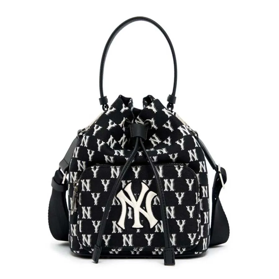 Túi xách MLB Có sẵn - Túi MLB Monogram Jacquard Bucket Bag New York Yankees 3ABMS031N-50BKS - Vua Hàng Hiệu