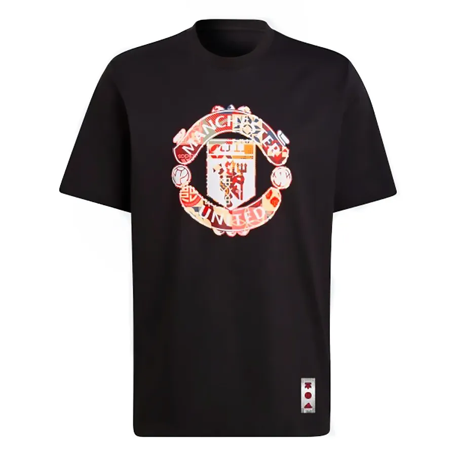 Thời trang Adidas 70% Cotton / 30% Polyester - Áo Thun Nam Adidas Tết Manchester United Tshirt Màu Đen Size M - Vua Hàng Hiệu