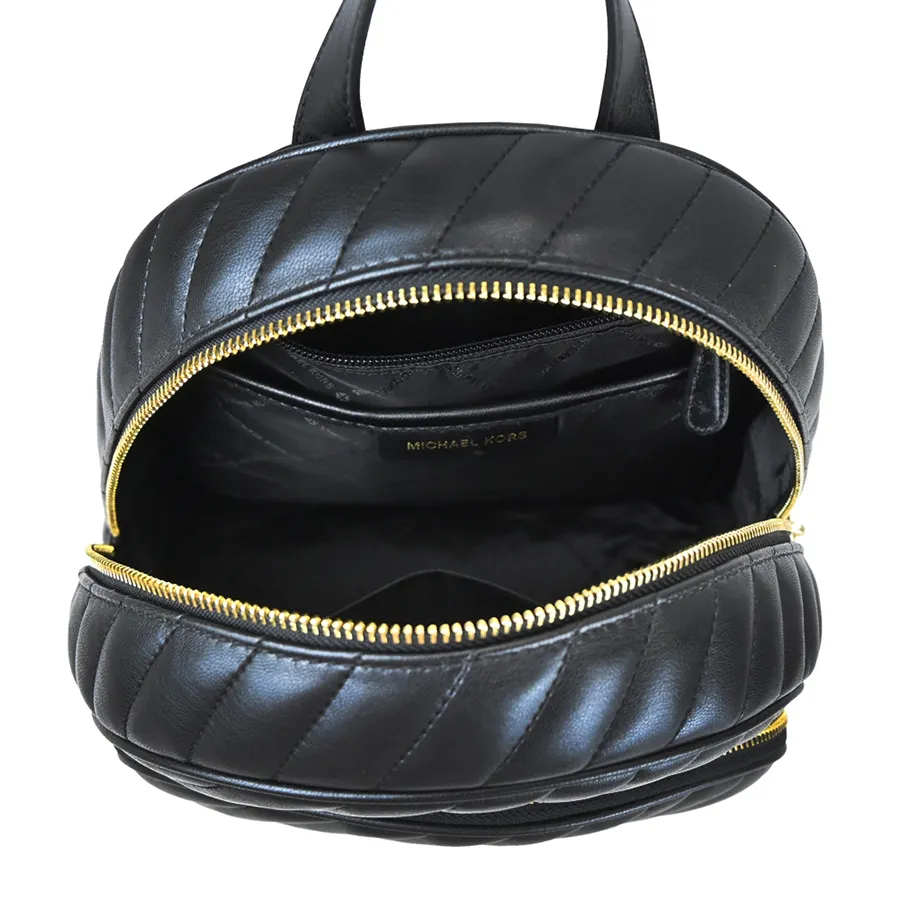 Mua Balo Michael Kors MK Abbey Quilted Leather Backpack Màu Đen