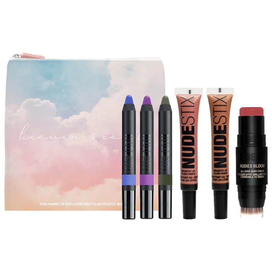 Trang điểm Bộ sản phẩm - Bộ Sản Phẩm Trang Điểm Nudestix Heaven and Earth Face & Eye Kit - Vua Hàng Hiệu