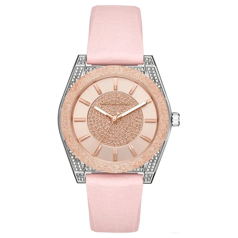 Michael Kors MK6753 Ritz Pink Aluminum Watch 37mm