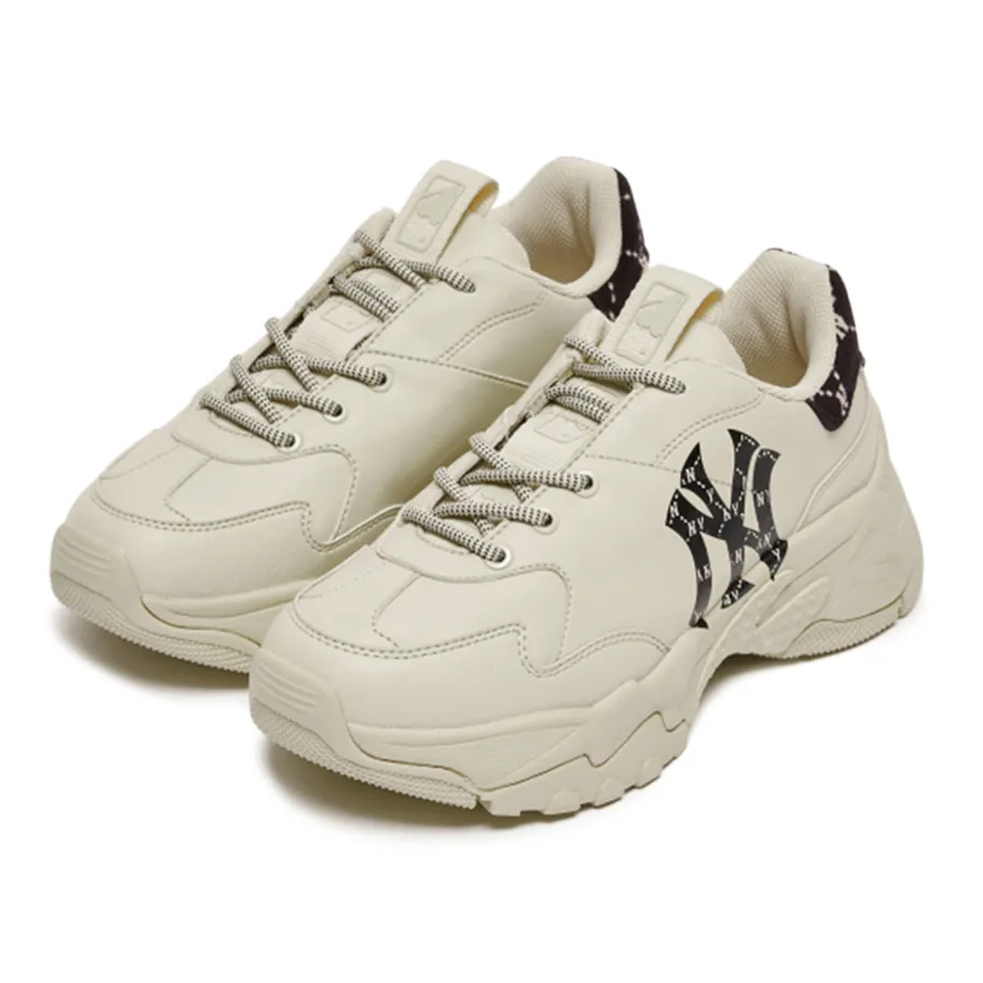 Giày Trắng đục - Giày MLB Bigball Chunky Mono Heel New York Yankees 3ASHCM11N-50BKS Màu Trắng Đục Size 250 - Vua Hàng Hiệu