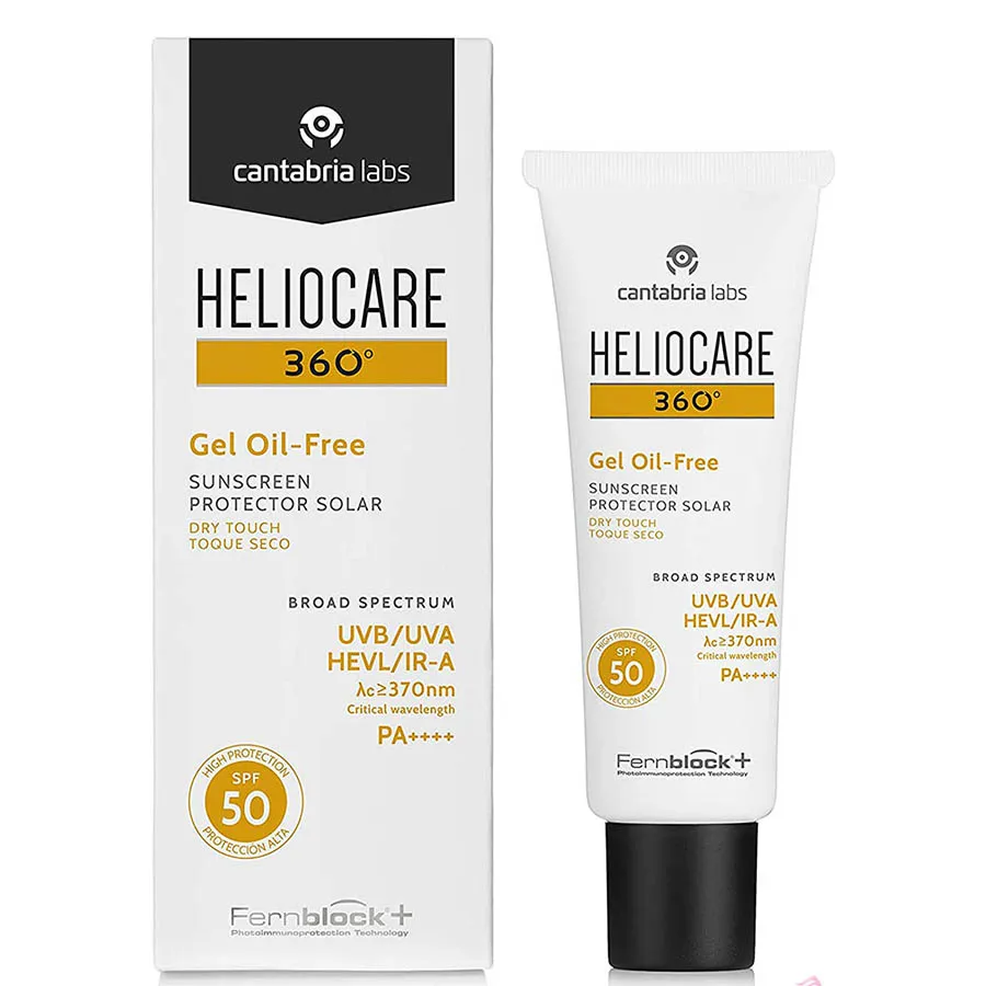 Kem Chống Nắng Heliocare 360 Gel Oil-free SPF 50 Cho Da Dầu Mụn 50ml