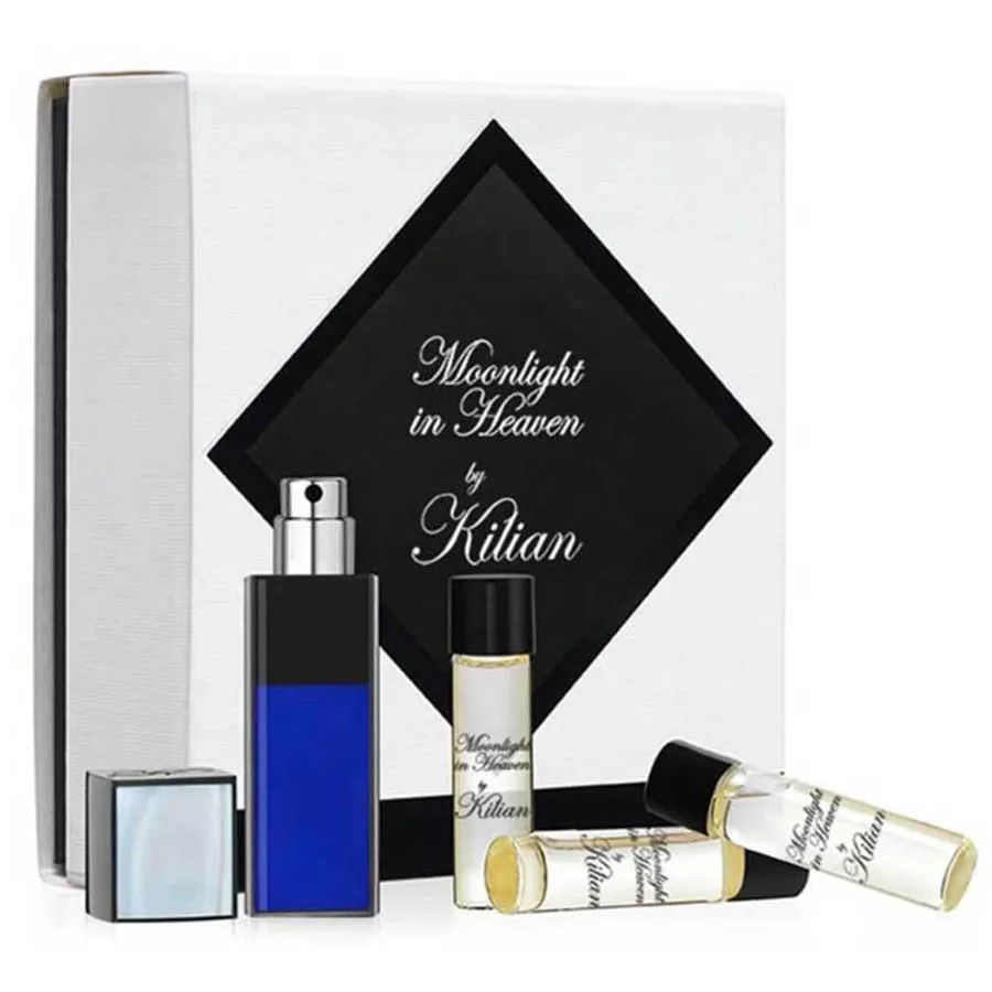 Kilian Hương thơm ngát - Set Nước Hoa Unisex Kilian Moonlight In Heaven Travel Set (7.5ml x 4) - Vua Hàng Hiệu