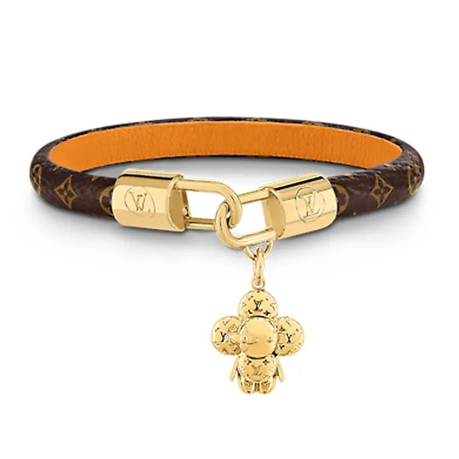 LOUIS VUITTON Historic Mini Monogram Bracelet — Size 17, M6407F