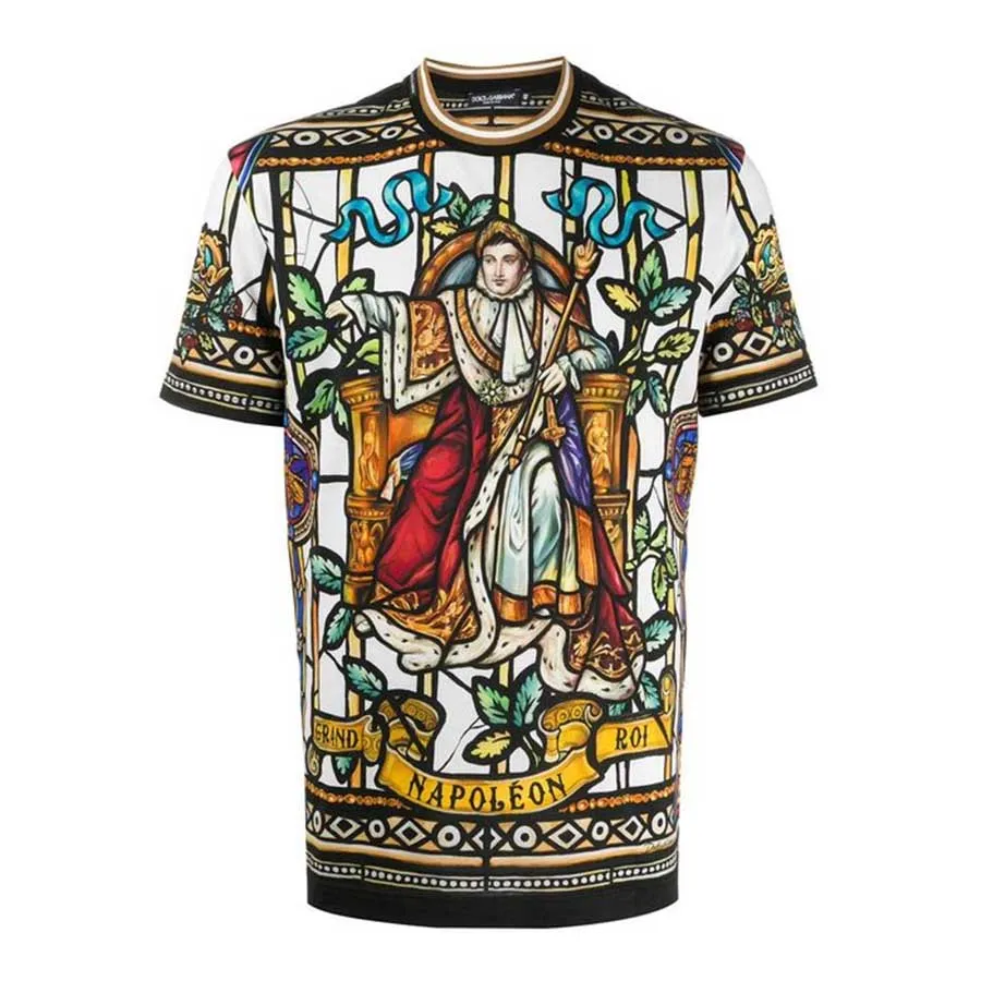 Mua Áo Phông Dolce & Gabbana Napoleon Print T-shirt In Họa Tiết - Dolce &  Gabbana - Mua tại Vua Hàng Hiệu h042384