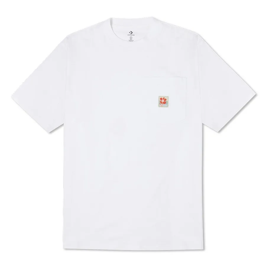 Áo Thun Converse Pocket Tee 10022931-A02 Màu Trắng