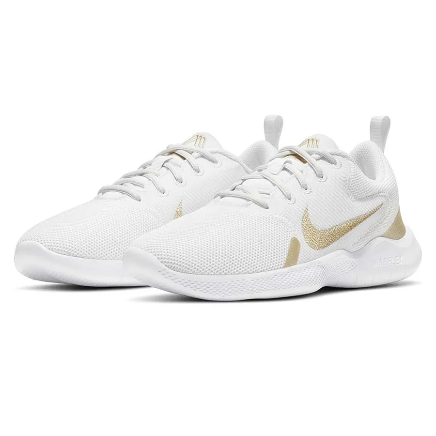 Giày Trắng - Vàng - Giày Thể Thao Nike Wmns Flex Experience Run 10 White Metallic Gold Star CI9964-010 Phối Trắng Vàng - Vua Hàng Hiệu