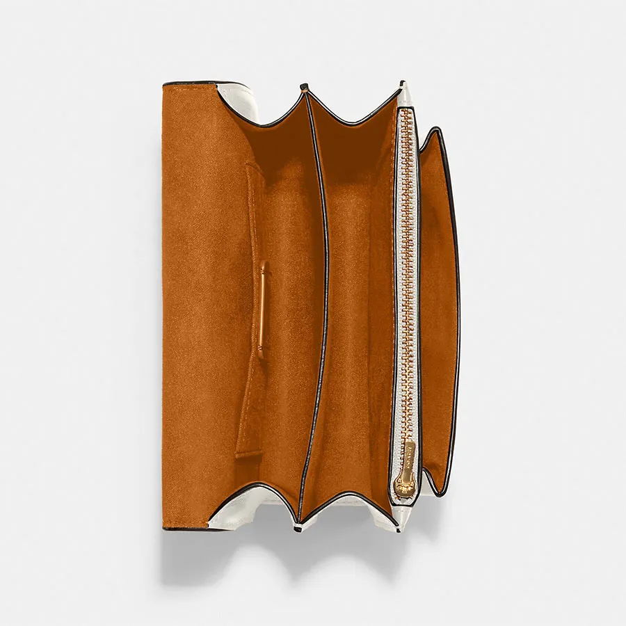 Mua Túi Đeo Chéo Coach Foldover Belt Bag With Linear Quilting Màu Trắng