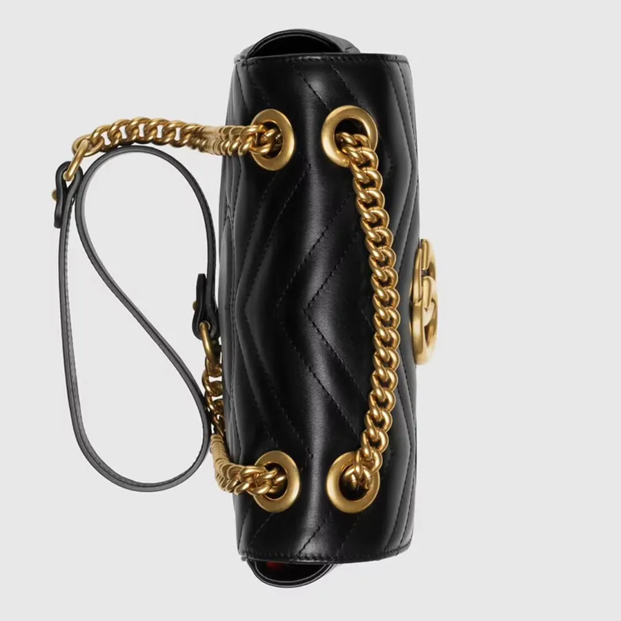 Mua Túi Đeo Chéo Gucci Black Mini GG Marmont Bag Màu Đen - Gucci - Mua tại  Vua Hàng Hiệu h028968