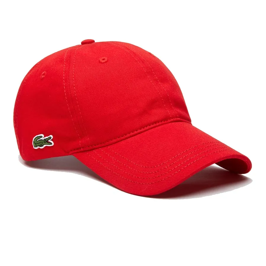Mũ Lacoste Men's Contrast Strap RK4709 10 240 Cotton Cap Màu Đỏ