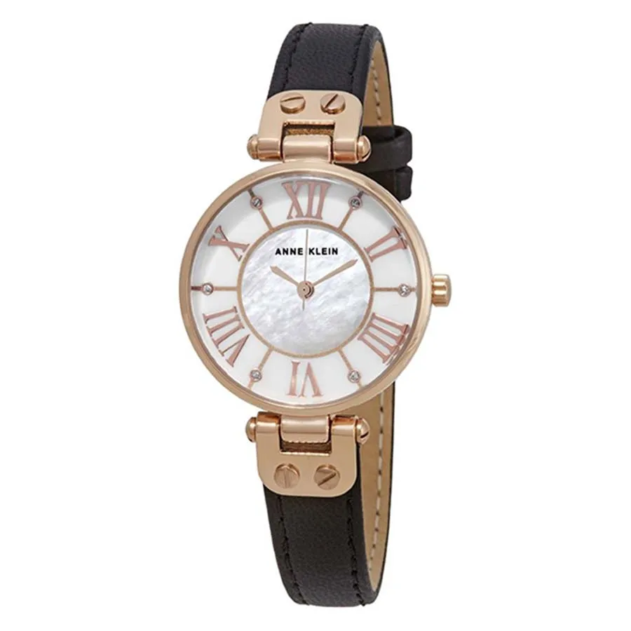 Đồng Hồ Nữ Anne Klein Mother Of Pearl Dial Ladies Watch 2718RGBK