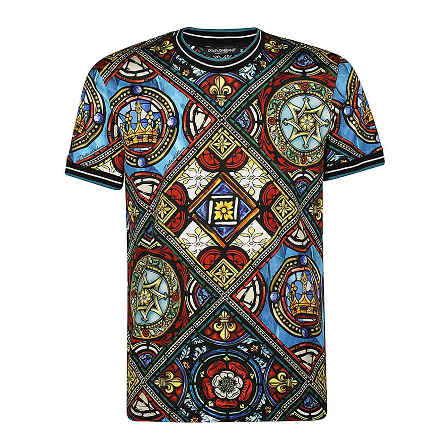 Mua Áo Phông Dolce & Gabbana G8KC0T FS7TU Glass Window T-Shirt Multicolor  Phối Màu - Dolce & Gabbana - Mua tại Vua Hàng Hiệu h045479