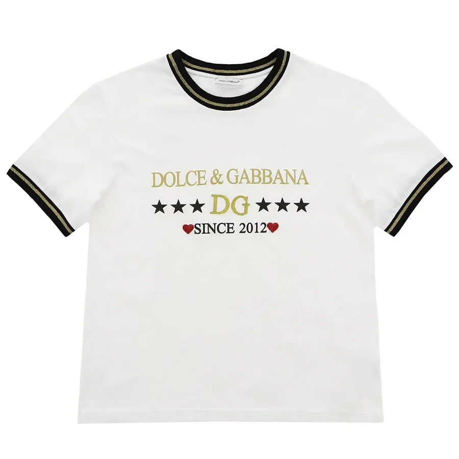 Mua Áo Phông Dolce & Gabbana Kids Short-Sleeved T-Shirt With Print L5JTBE  G7TCC Màu Trắng - Dolce & Gabbana - Mua tại Vua Hàng Hiệu h045468