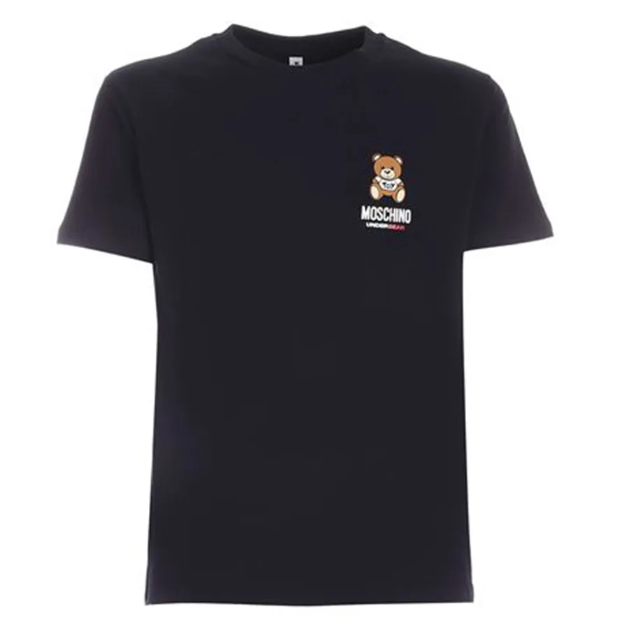 Áo Phông Moschino Underwear Teddy Bear T-Shirt In Black 211ZUA 191290210555 Màu Đen