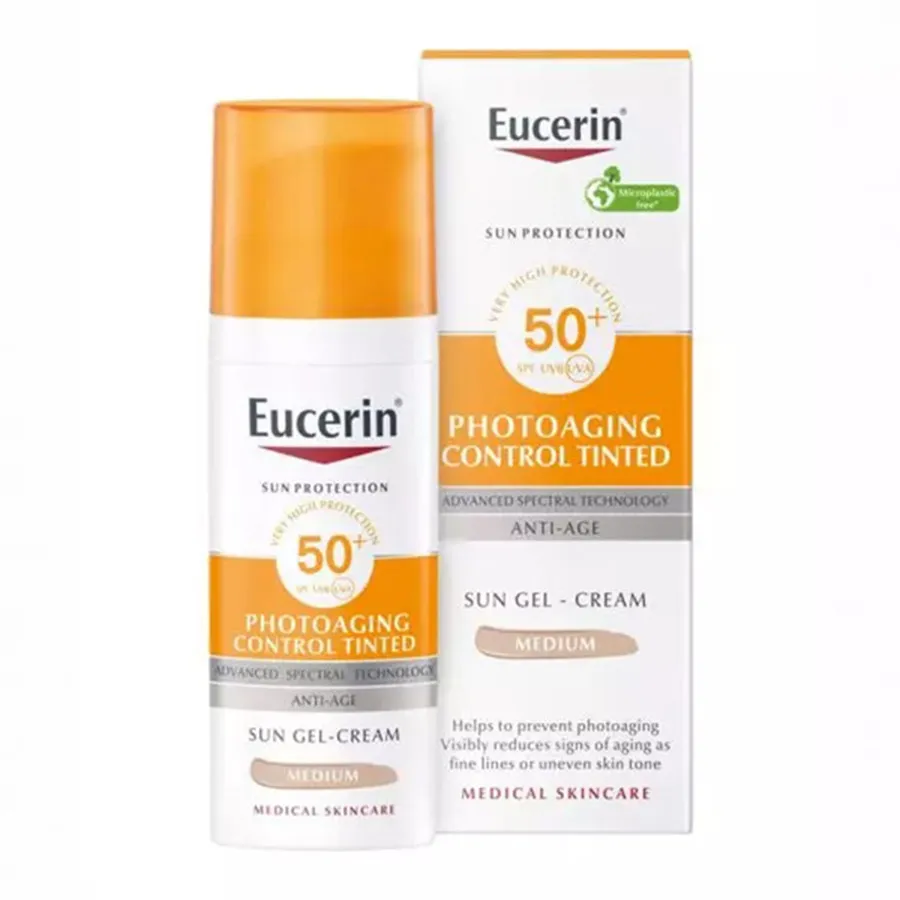 Kem Chống Nắng Eucerin Sun Pigment Control Sunscreen Tinted SPF 50+ 50ml