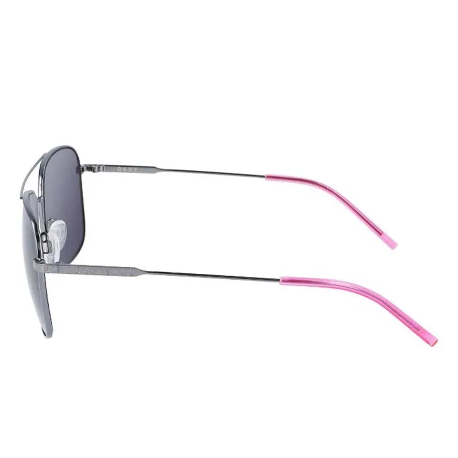 Kính Mát DKNY Grey Square Unisex Sunglasses DK113S 033 58  display picture 2