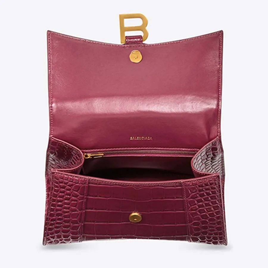 Balenciaga Le Cagole Xs Leather Shoulder Bag in Red  Lyst