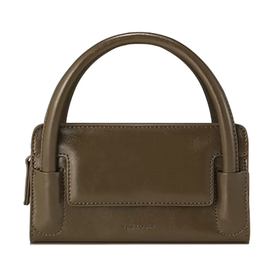 Túi Xách Tay Find Kapoor Marty Bag B 18 Crinkled Brown Màu Nâu