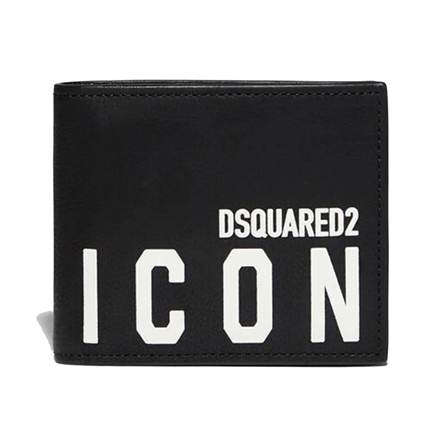 Túi xách DSquared2 Nam - Ví Nam Dsquared2 Be Icon Wallets WAM0015-12903205 Màu Đen - Vua Hàng Hiệu