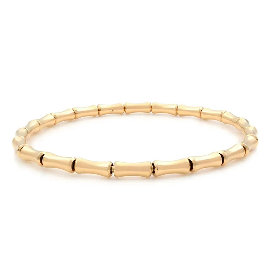 Vòng Đeo Tay Gucci Bamboo 18K Rose Gold Bracelet Màu Vàng (Chế Tác)