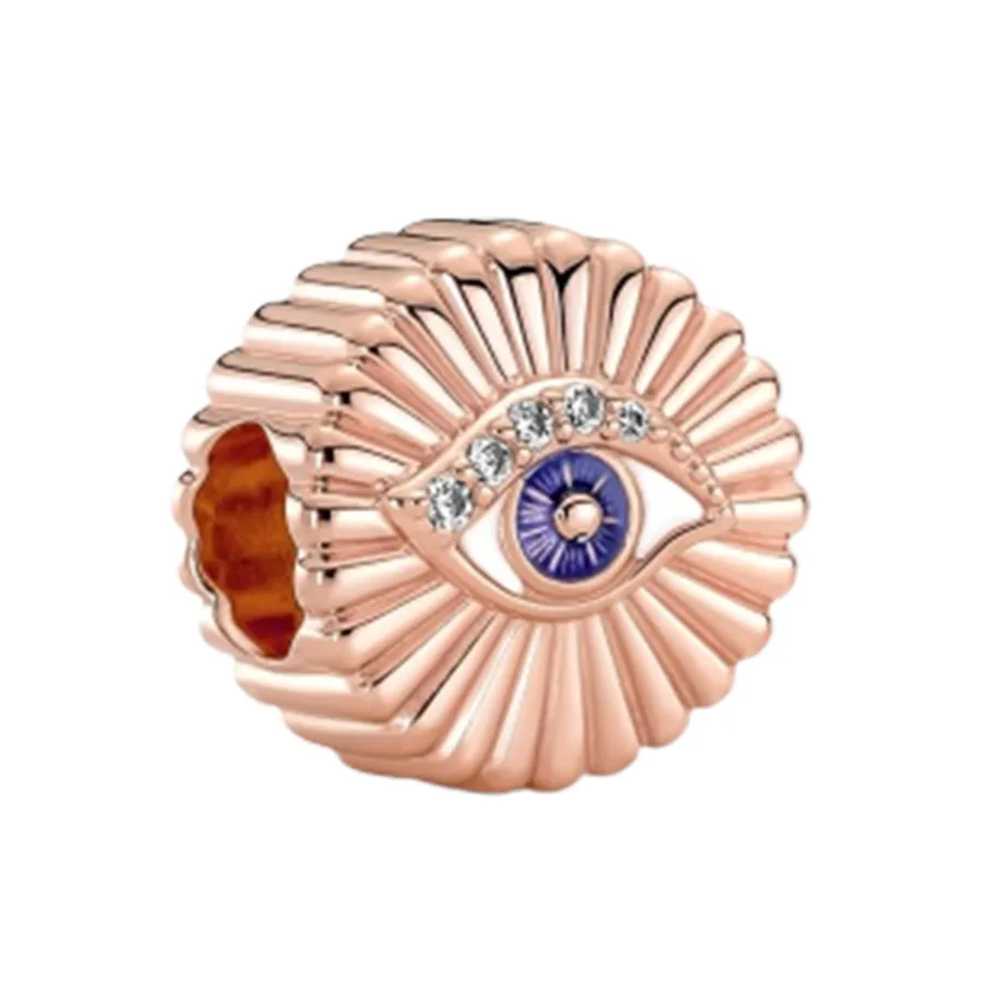 Hạt Vòng Charm Pandora Sparkling All-Seeing Eye 780097C01 Màu Vàng Hồng ...