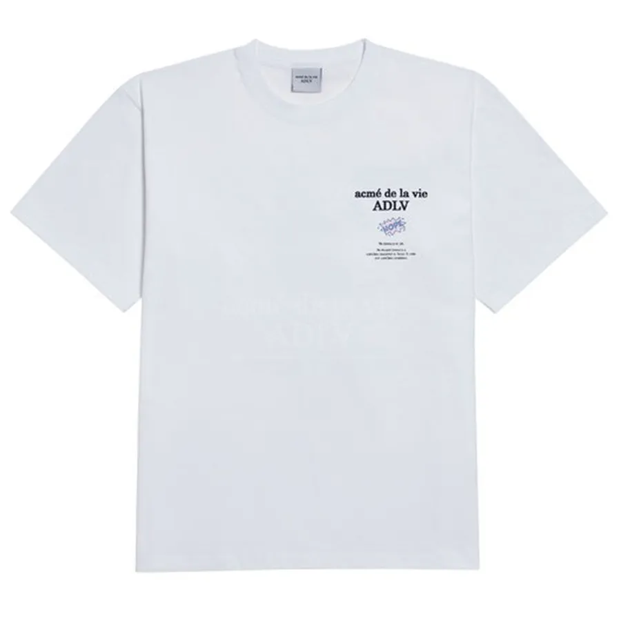 Acmé De La Vie Trắng - Áo Phông Acmé De La Vie ADLV Hope Basic Logo Short Sleeve T-Shirt White Màu Trắng Size 1 - Vua Hàng Hiệu