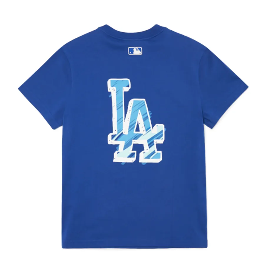 Minhshopvn  Áo Polo MLB Logo Basic Overfit Collar Short Sleeve Tshirt LA  Dodgers 31TSQ213107S
