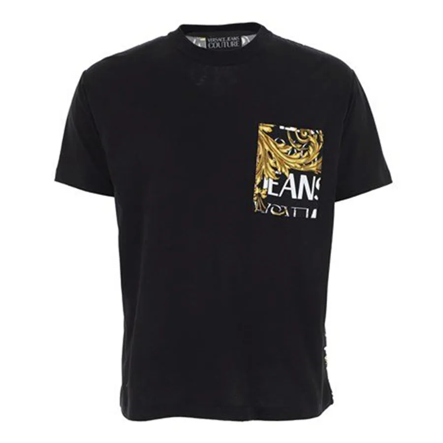 Áo Thun Nam Versace Jeans Couture Men Clothing 73GAH6R0 JS099 G89 Màu Đen Size M