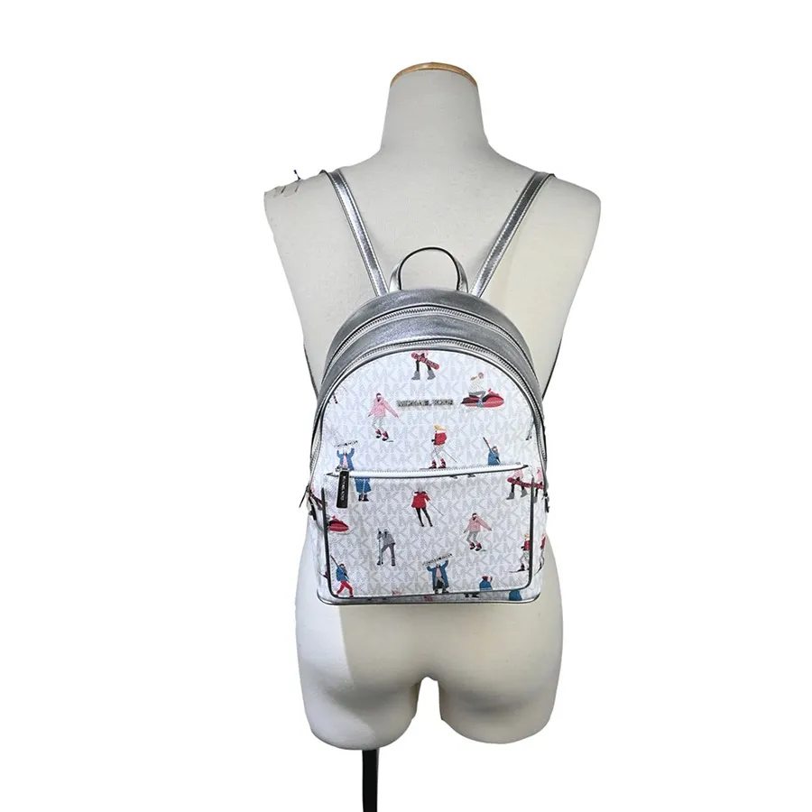 Balo Michael Kors MK Jet Set Backpack Màu Trắng Vua Hàng Hiệu