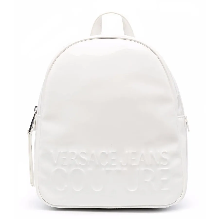 Balo Versace Jeans Couture Range R Embossed-Logo Backpack Màu Trắng