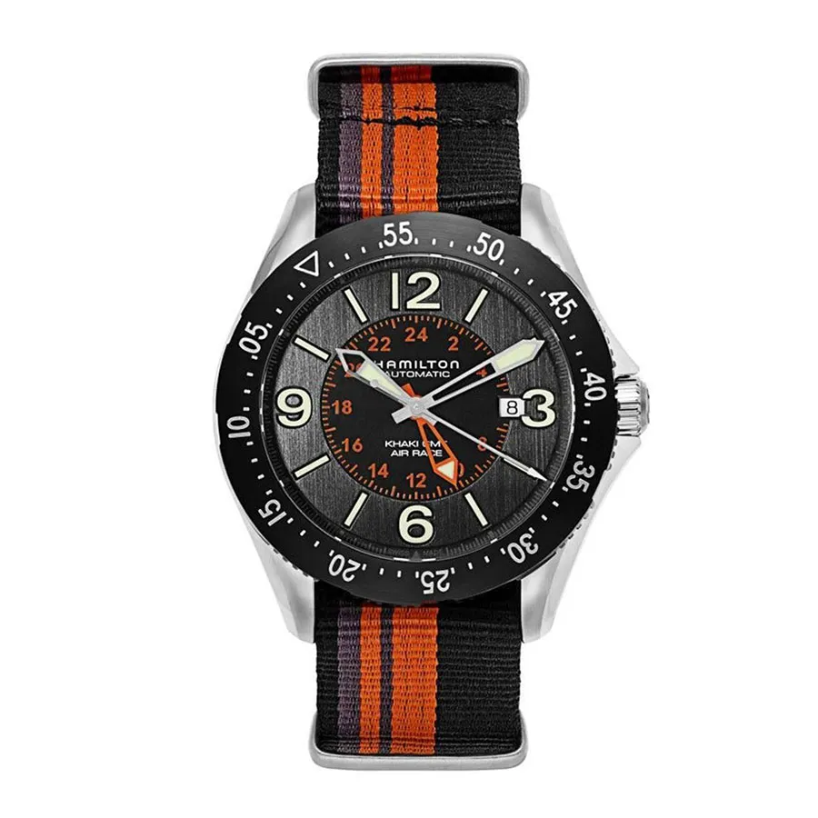 Đồng Hồ Nam Hamilton Broadway Khaki Aviation Worldtimer Men's