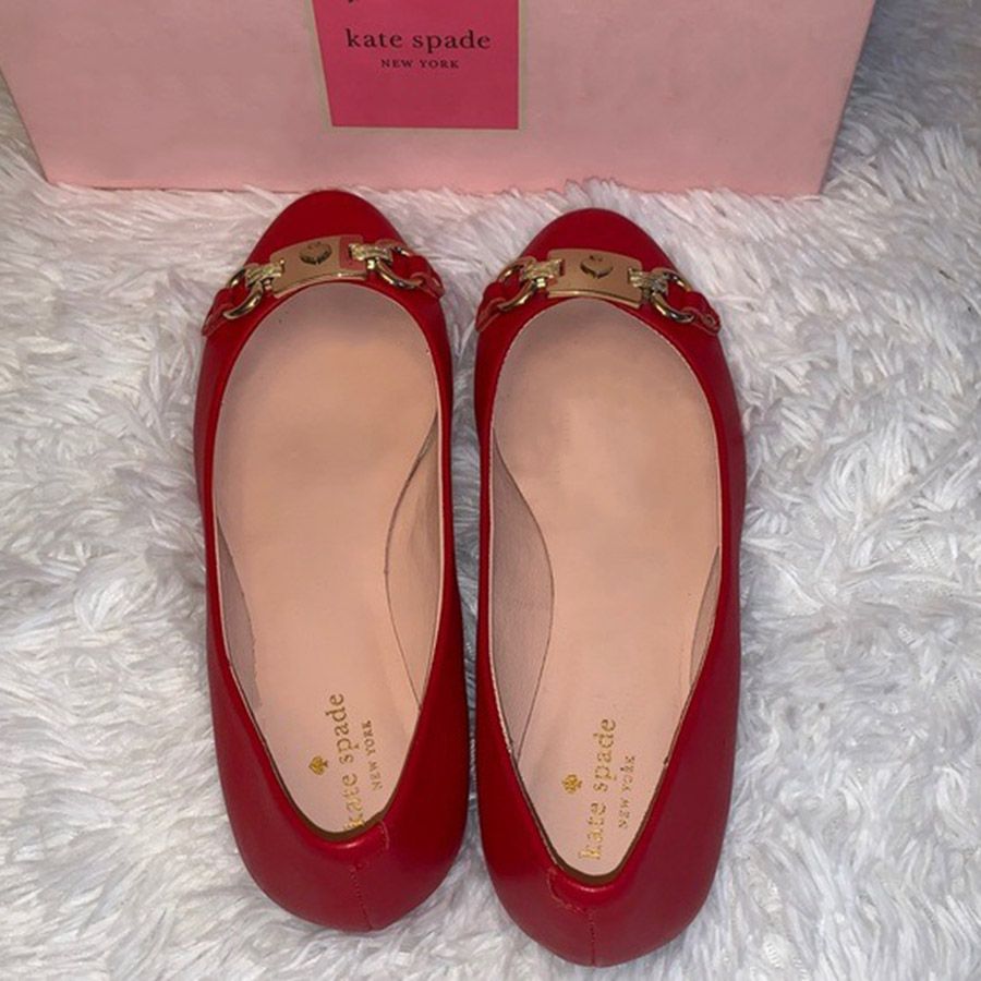 Mua Giày Bệt Kate Spade New York Phoebe Ballet Màu Đỏ - Kate Spade - Mua  tại Vua Hàng Hiệu h047283