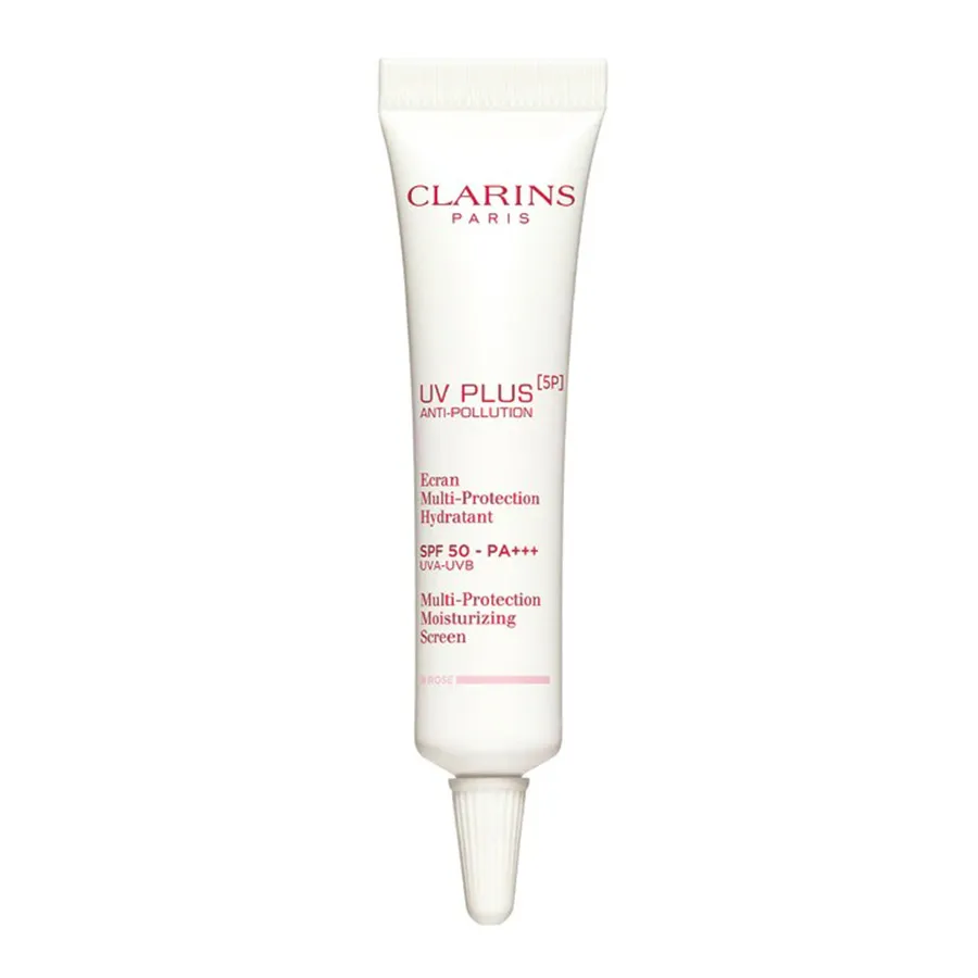 Clarins - Kem Chống Nắng Clarins Free Trial Size UV Plus [5P] Anti-Pollution SPF50/PA+++ In Rose 10ml - Vua Hàng Hiệu