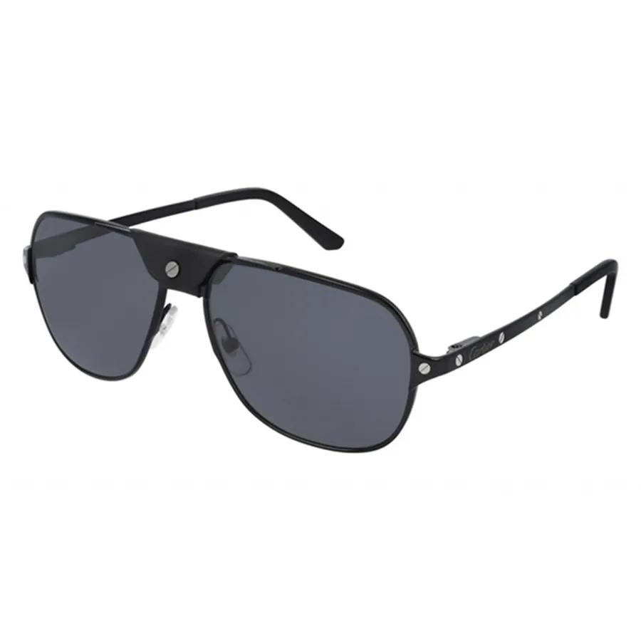 Kính mắt Cartier Kính chống nắng/Sunglasses - Kính Mát Cartier Black CT0165S 006 Màu Đen - Vua Hàng Hiệu