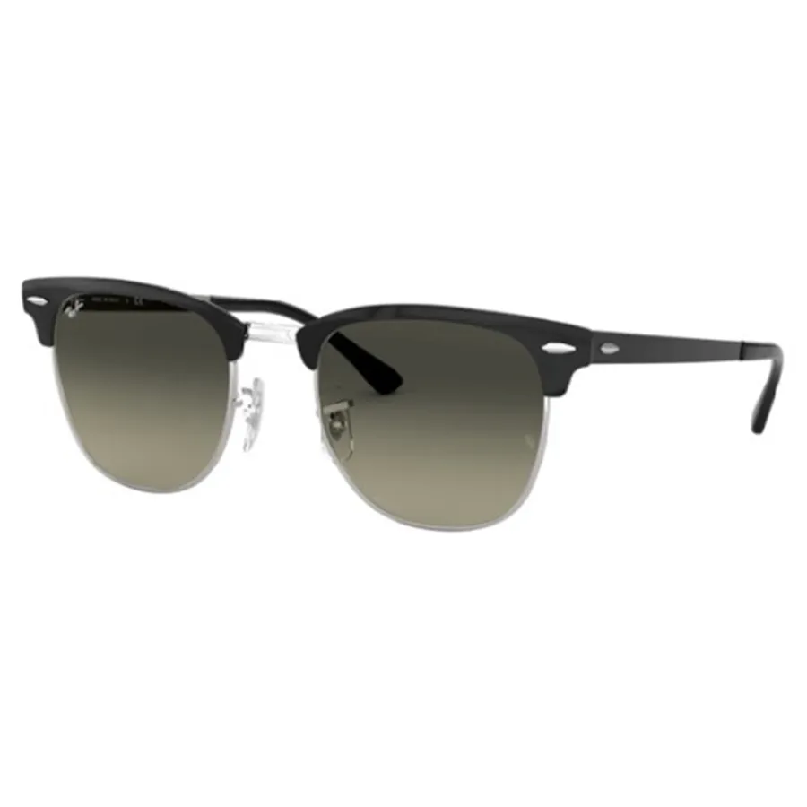 Kính Mát Rayban Clubmaster Metal RB3716 900471 51-21 Màu Đen Xám