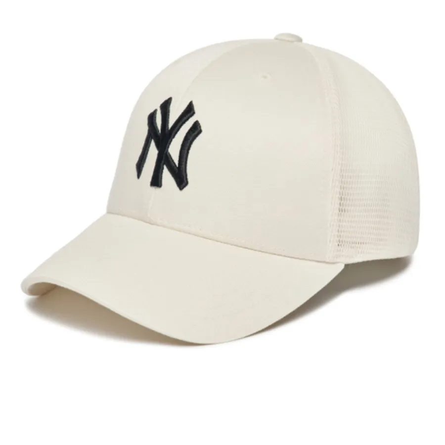 MLB Trắng kem - Mũ MLB Basic Mesh Cap New York Yankees 3AMC00133GP001 Màu Trắng Kem - Vua Hàng Hiệu