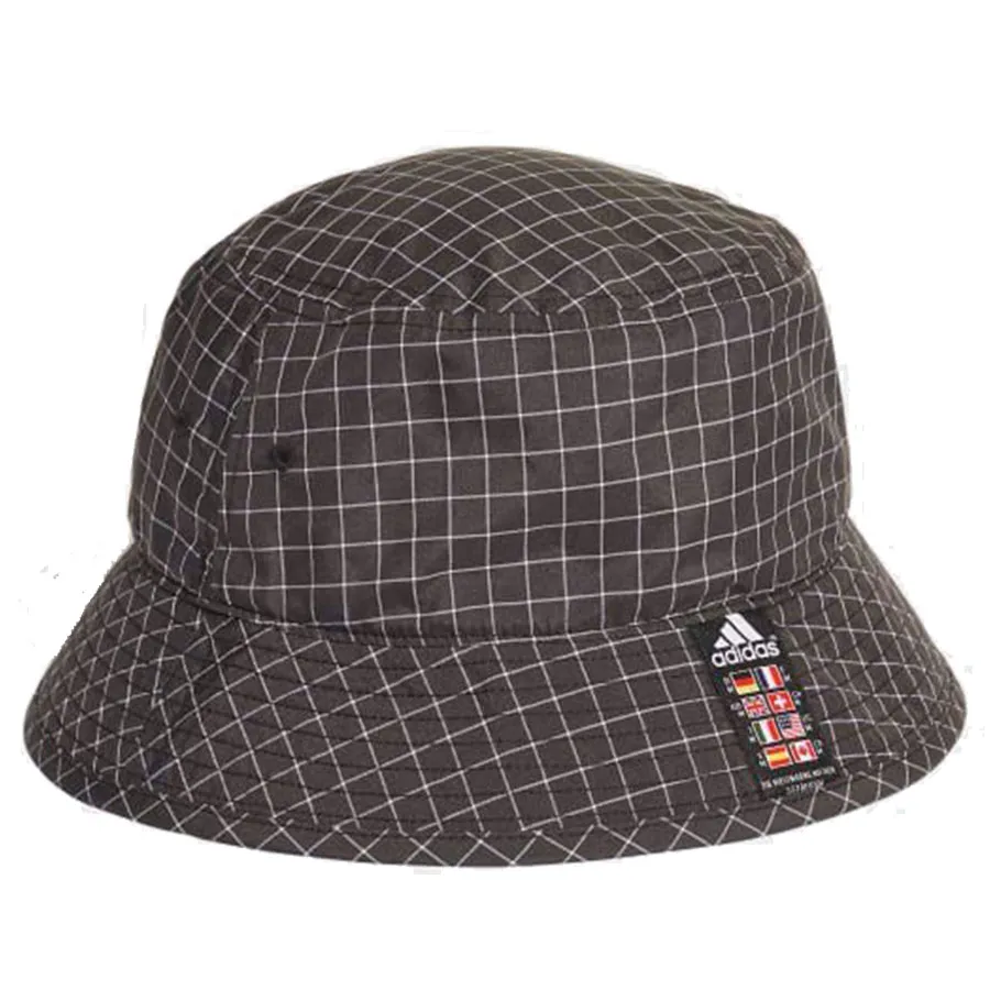 Mũ nón - Mũ Nữ Adidas Bucket Xplorer Primeblue GM4514 Màu Đen Xám - Vua Hàng Hiệu