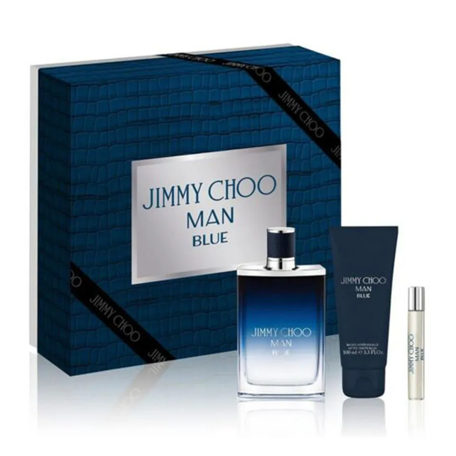 Jimmy Choo - Set Nước Hoa Nam Jimmy Choo Man Blue Gift Set 3 Món - Vua Hàng Hiệu