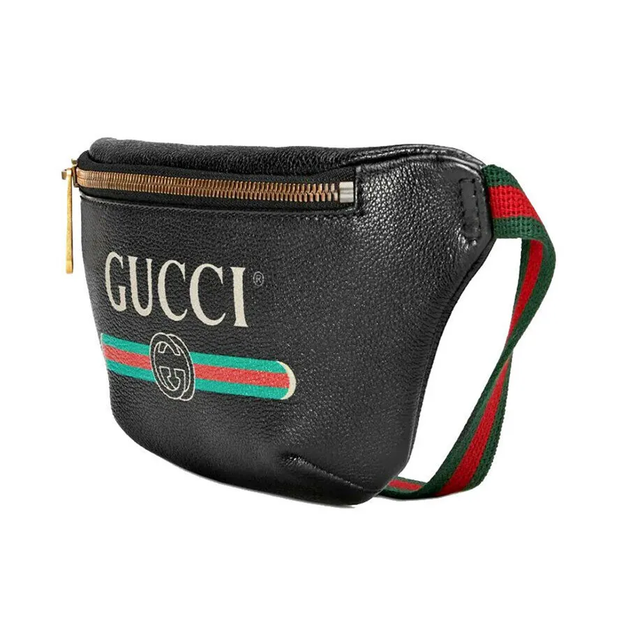 Mua Túi Đeo Chéo Gucci Logo-Print Leather Belt Bag Màu Đen Size Mini - Gucci  - Mua tại Vua Hàng Hiệu h046577