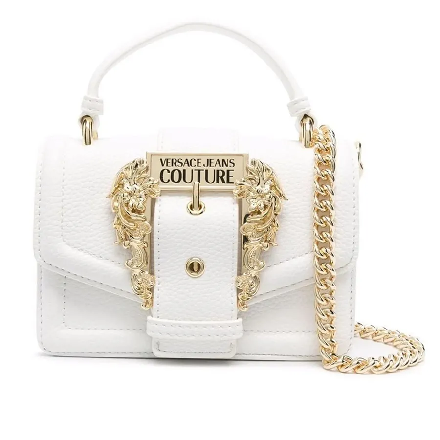VERSACE JEANS COUTURE ハンドバッグ ホワイト | www.ulensy.com