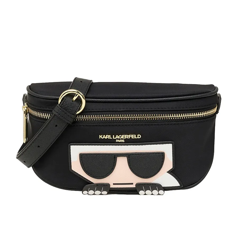 Túi Đeo Hông Karl Lagerfeld Paris Amour Karl Belt Bag Màu Đen