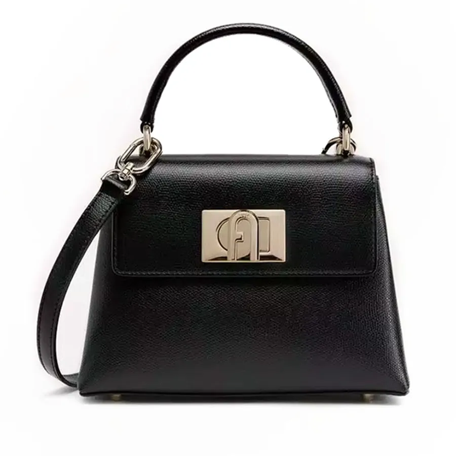 Túi Xách Tay Nữ Furla 1927 Top Handle Mini Nero Màu Đen
