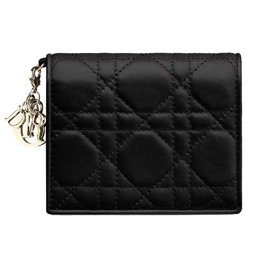 MINI LADY DIOR WALLET Black Cannage Lambskin Luxury Bags  Wallets on  Carousell