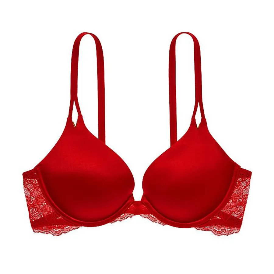 Thời trang Vải ren và thun lạnh - Áo Lót Victoria's Secret Very Sexy Push-Up Bra Nâng Nhiều 598497QD4 Màu Đỏ Size 32B - Vua Hàng Hiệu