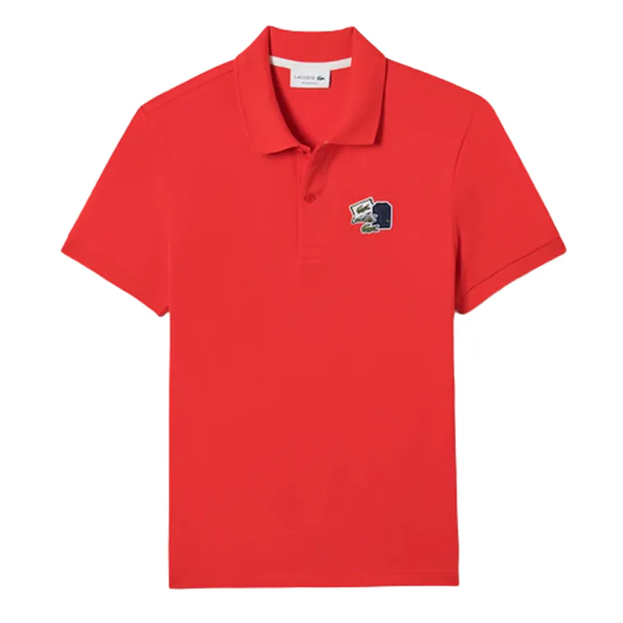 Áo Polo Lacoste Fit Polo Shirt PH6544-20C F8M Màu Đỏ Cam Size S