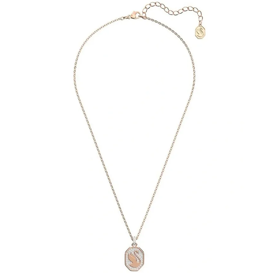 Dây Chuyền Swarovski Signum Swan White Rose Gold-Tone Plated Pendant ...